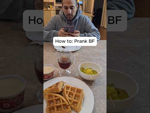 Pickle Waffle Prank 🧇 #shorts #trending #funny #pranks #prank #youtubeshorts #tiktok