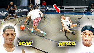 Scar & Nesco Game Got SO TOXIC They THREW HANDS... HEATED Match Up | Ballislife vs OTD