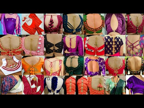 💯🎀Blouse ki designs| Back Neck Designs for blousel New Model Blouse Designs| Designer Blouse Design