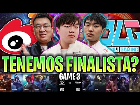 TENEMOS FINALISTA DEL MUNDIAL? *BRUTAL* | WBG vs BLG Game 3 SEMIFINAL WORLDS 2024 LVP ESPAÑOL