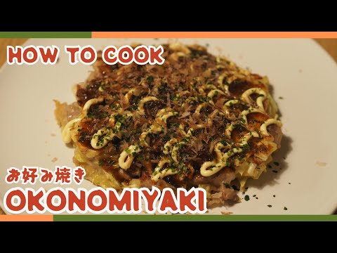 Make Authentic Okonomiyaki at Home! | Easy Japanese Savory Pancake Recipe🥞🧑‍🍳