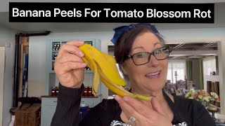 How do Banana Peels Help With Tomato Blossom Rot?