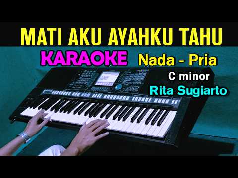 MATI AKU - Rita Sugiarto | KARAOKE REMIX Nada Pria | Dangdut Nostalgia