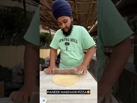 PANEER MAKHANI PIZZA😍 | Indian street food #shorts #viral #shortsvideo