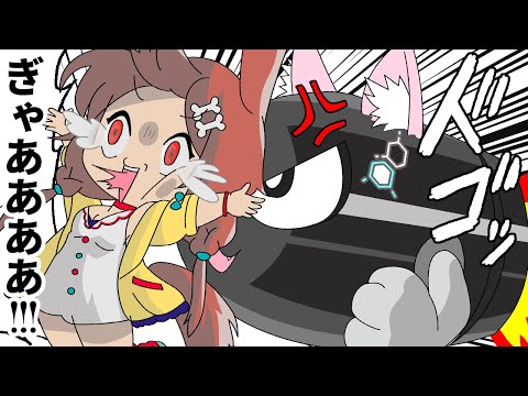 【手描き】こんこよを煽ってころさん爆散w【博衣こより/戌神ころね/ホロライブ切り抜き漫画】