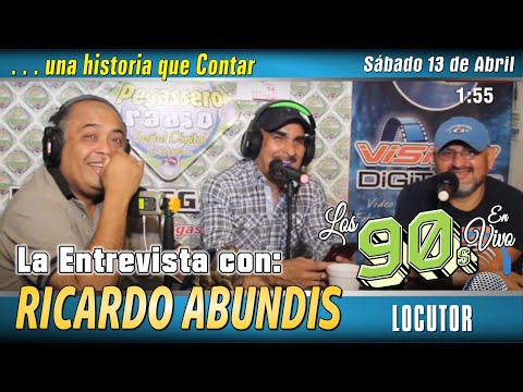 Ricardo Abundis | El Pegassero Presenta . . . Programa LOS 90s EN VIVO / SABADO 13 ABRIL 2024