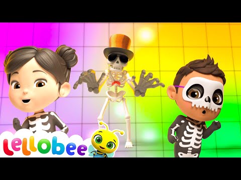 Do The Skeleton Dance🎃 Halloween Special | Lellobee City Farm | Moonbug Kids - Farm Animals