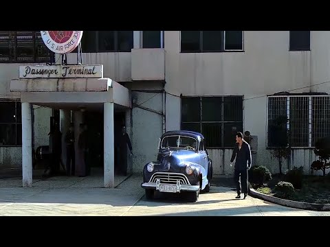 Tokyo late 1940s in color, Haneda Airport [60fps,Remastered] w/sound design added