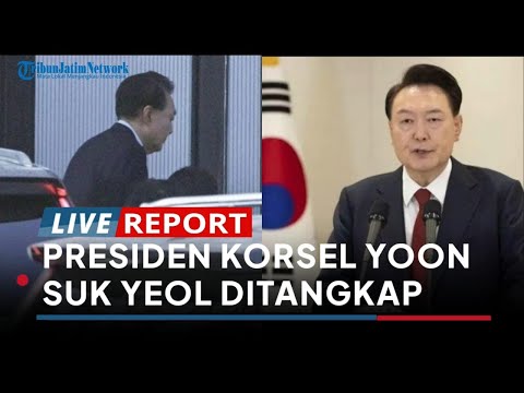 Presiden Korsel, Yoon Suk Yeol DItangkap. Penyidik Harus Naik Tangga hingga Paspampres Baku Hantam