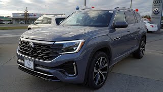 2025 Volkswagen Atlas SEL Premium R-Line Pure Gray | Video Tour with Hunter