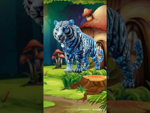 Ai animals Story Magic #ai #story #animals #tiger #hybrid #dimondtiger #shorts #animalsshorts