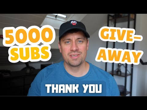 5000 Subscribers! [Thank You and Giveaway]