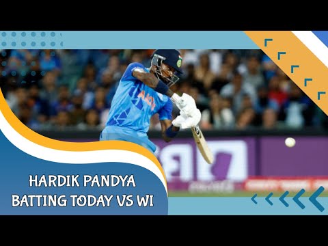 Hardik Pandya batting today vs Wi in 3rd odi || Hardik Pandya 70* runs today ||#hardikpandya #pandya