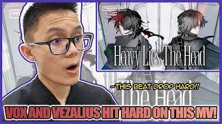 Vezalius Bandage x Vox Akuma「Heavy Lies The Head」Official Music Video【NIJI ENcounter】 Reaction - LIT