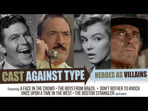 Cast Against Type: Heroes as Villains • Criterion Channel Teaser