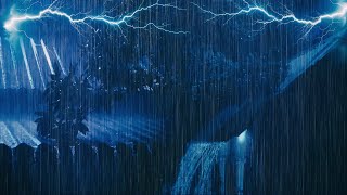 Windy Rainfall Sounds for Sleep & Thunderstorm on Tin Roof | Relaxation & Sleep Therapy