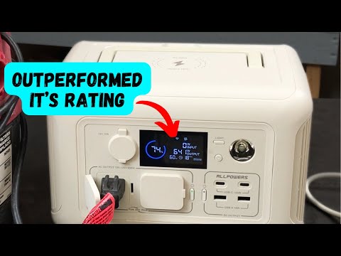 NEW and IMPROVED ALLPOWERS R600 Portable Power Station Test and Review