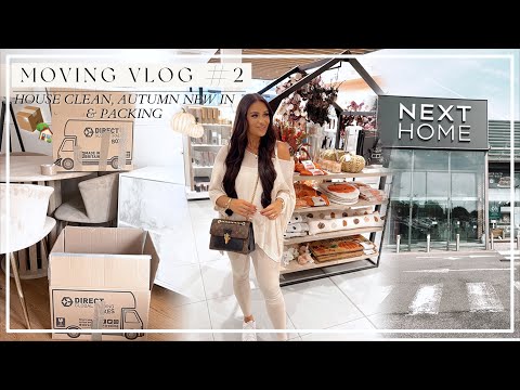 MOVING VLOG #2 | HOUSE CLEAN, PACKING & NEXT *AUTUMN NEW IN*!