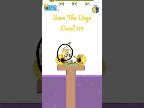 Save The Doge Level 115 3 STARS Guide (Second Way Gameplay). #shorts #savethedoge #gameplay #games