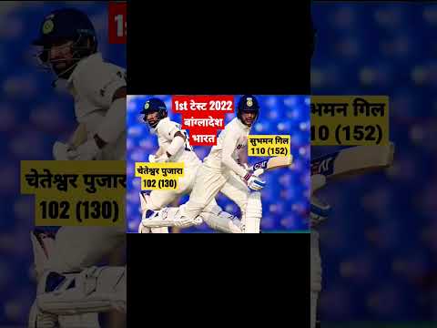 highlights india vs bangladesh 1st test live score 2022 #cricket #shorts