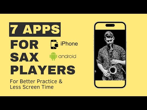 5 Apps for Sax Players for Practicing and Reducing Screen Time