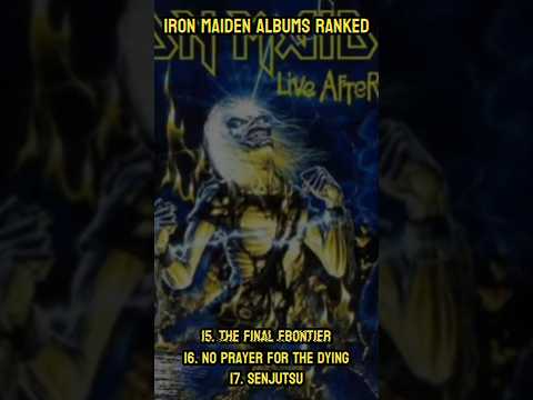 All Iron Maiden albums ranked! #ironmaiden #maiden #ranked