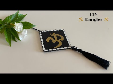 DIY Dangler 🕉️ Clay Art / Dangler Design / Fevicrylmouldit Craft @PritiSharma