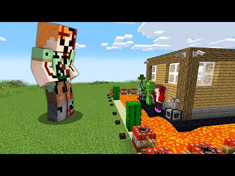 GIANT ALEX vs Security House - Minecraft