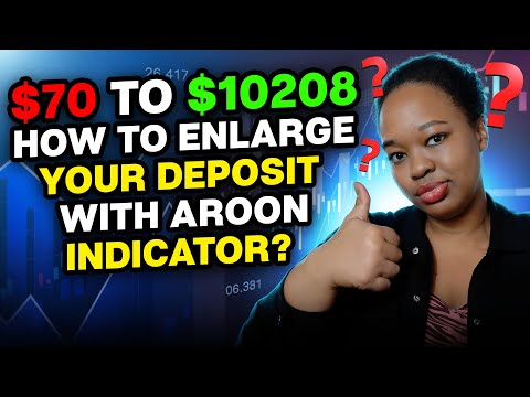 My favorite Quotex Trading Strategy | Aroon Indicator profit $70 to $10208