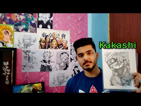 Kakashi Hatake Drawings and others For My Youtube Channel (HINDI) / Anime Slayer