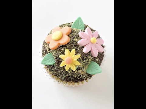 Dirt Flower Cupcakes