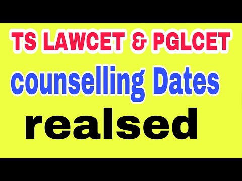 ts lawcet & pglcet 2021 counselling dates