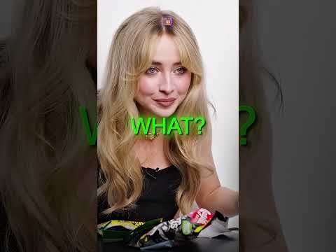 Sabrina Carpenter Tries Toxic Waste Candy 😭