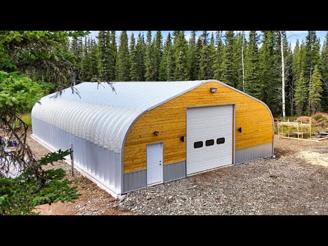 DIY Shiplap Siding + Spray Foam Insulation | Painting the Quonset Hut Shop