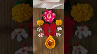 Lakshmi puja. #lakshmipuja #lakshmidevi #lokhipuja #lakshmipooja #tukitakicrochet #crochetdecor