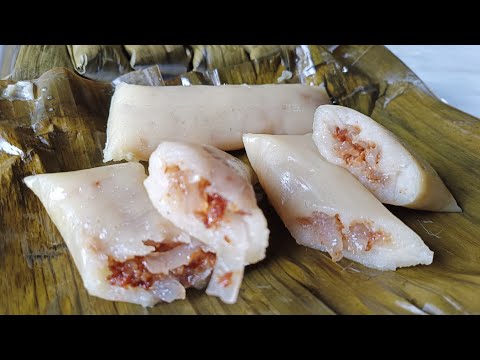 Ganito gawin mo sa glutinous rice flour para sa masarap na suman with bukayo