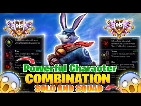 Solo and  squad powerful Character Combination | Solo and  squad powerful Character Combination new