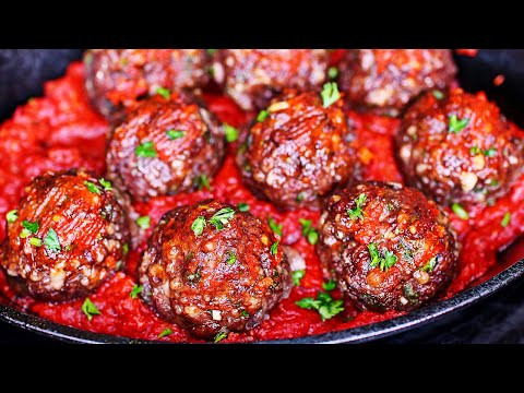 Juicy Baked Meatball Recipe -  How to Make Meatballs in the Oven