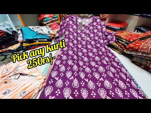 chickpet wholesale kurties pick any @150rs only| partywear kurti sets|single piece courier available