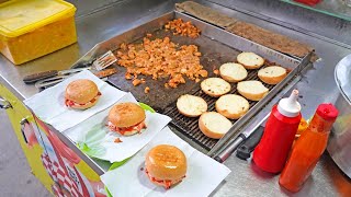 Dhaka's Cheapest Burger with French Fries | Bangladeshi Street Food