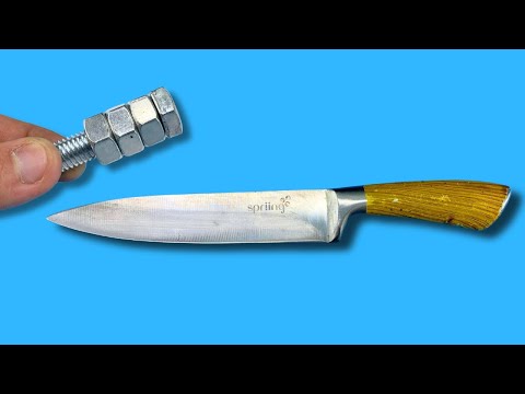 KNIFE Like Razor ! Sharpen Your Knife In 1 Minute With This Tool ! Useful ideas