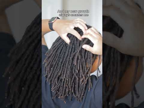 6 weeks since my last wash and retwist! #locs #locsjourney #shortlocs #smalllocs #haircare