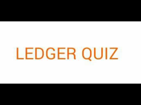 Ledger quiz3