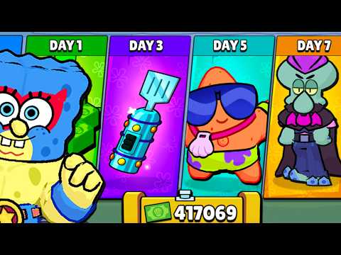 I Gemmed EVERY SPONGEBOB Shop Offer For 7 Days!