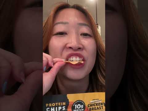 Chips made out of CHICKEN Breast taste test! #shorts  #vlog #foodreview #mukbang #snack #chips