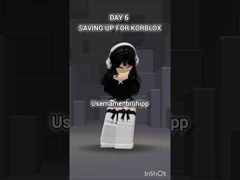 Uername- bruhipp Saving up for korblox #shorts#popularshortsvideo