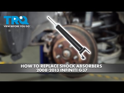 How to Replace Shock Absorbers 2008-2013 INFINITI G37