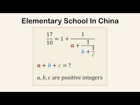 Can you solve this elementary school question from China?