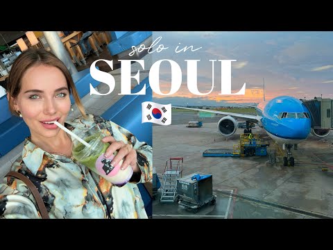 SOLO in SEOUL VLOG ✈️ 🇰🇷 fly w me, my ikseon dong hotel and cheongsudang cafe