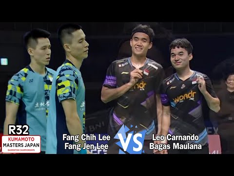 Leo Rolly/Bagas Maulana vs Fang Chih Lee/Fang Jen Lee || R32 Kumamoto Masters 2024